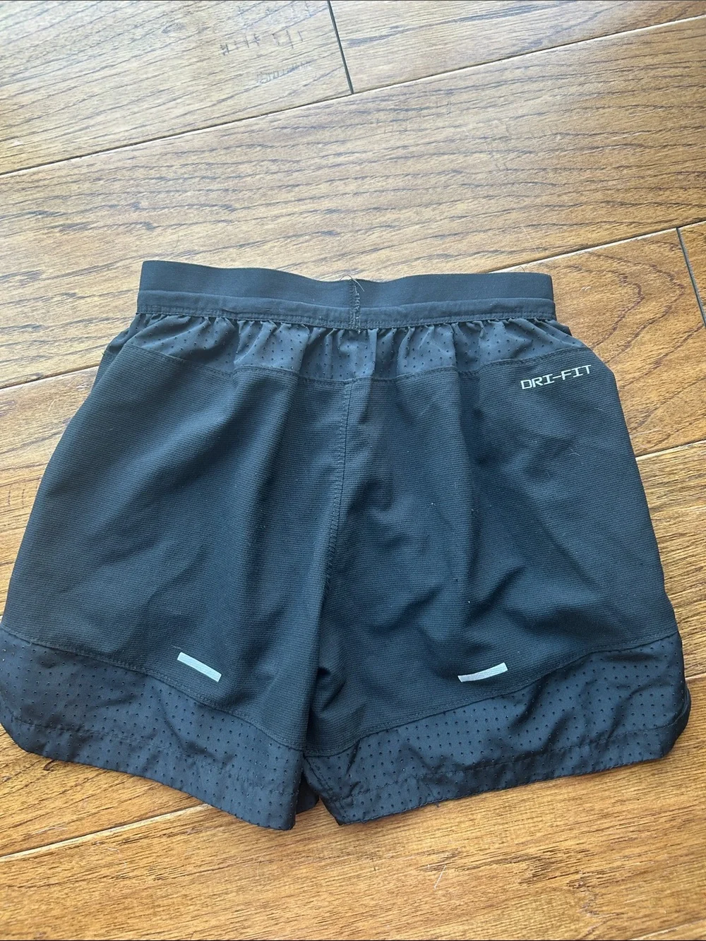 Nike Black Running Shorts with White Swoosh